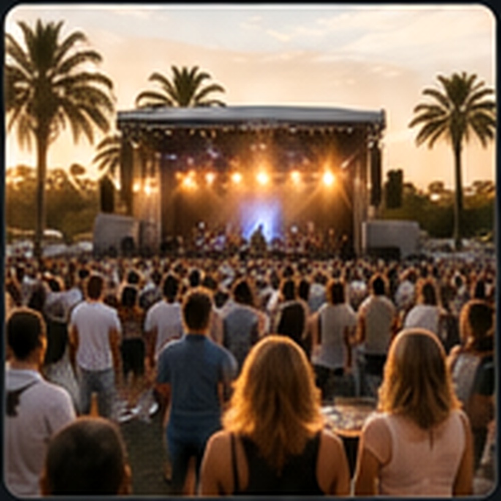 Outdoor festival event photography